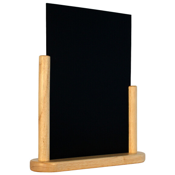 Tablica do menu z drewnianą podstawą w kolorze neutralnym 300x210 mm | CONTACTO, 7685/300
