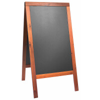 Potykacz drewniany 680x1200 mm, czarny | CONTACTO, 7696/122