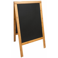 Potykacz drewniany 680x1200 mm, czarny | CONTACTO, 7696/123