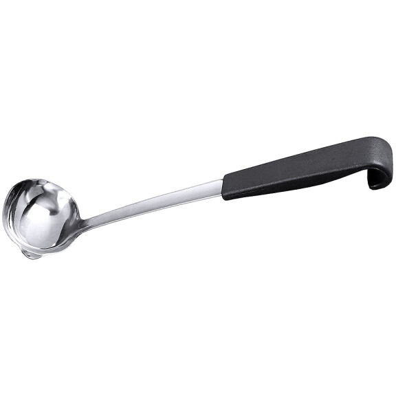Chochla do zup ze stali nierdzewnej, 0,03 l, o długości 280 mm | CONTACTO, 8942/280