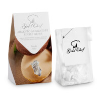 Srebro jadalne płatki 70 mg | GOLD CHEF, 2GAAF007