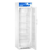 Szafa chłodnicza ekspozycyjna z panelem reklamowym, przeszklonymi drzwiami i chłodzeniem dynamicznym, 403 l, 600x687x2010 mm | LIEBHERR, FKDv 4213 Com