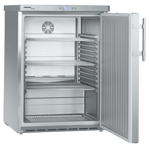 Chłodziarka do zabudowy pod blatem z pełnymi drzwiami i chłodzeniem dynamicznym, 134 l, 600x615x830 mm | LIEBHERR, FKUv 1660 Premium