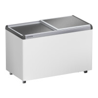 Zamrażarka skrzyniowa komercyjna z aluminiową przesuwną pokrywą i chłodzeniem statycznym, 318 l, 1255x680x840 mm | LIEBHERR, EFE 3800
