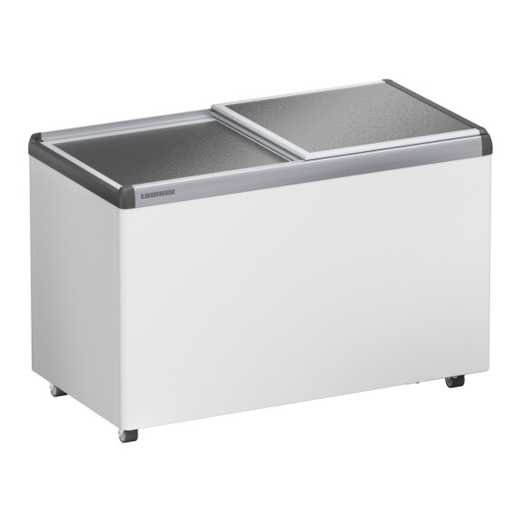 Zamrażarka skrzyniowa komercyjna z aluminiową przesuwną pokrywą i chłodzeniem statycznym, 318 l, 1255x680x840 mm | LIEBHERR, EFE 3800