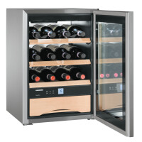 Winiarka do zabudowy do przechowywania wina na 12 butelek o poj. 0,75 l, drzwi przeszklone, 48 l, 425x478x612 mm | LIEBHERR, WKes 653 GrandCru