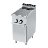 Kuchnia elektryczna ceramiczna z szafką 2x2,5 kW, 400x700x900 mm, płyta 35x57 cm | RM GASTRO, PCC - 74 ET