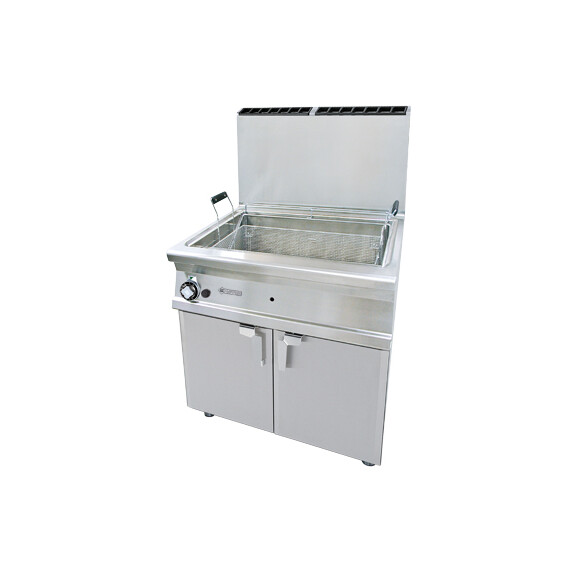 Frytownica gazowa, 800x700x900 mm, 1 kosz 650x330x170 mm, 45 l | RM GASTRO, F45 - 78 G