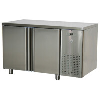 Stół mroźniczy dwudrzwiowy z rantem 1380x700x850 mm, 0,32 kW | RM GASTRO, SM - 2D/N