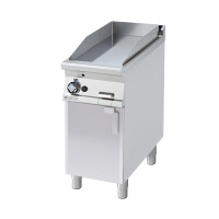 Płyta grillowa gazowa 9 kW, 400x900x900 mm, płyta ryflowana chromowana | RM GASTRO, FTR - 94 GS