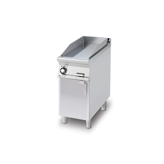 Płyta grillowa elektryczna 7,5 kW, 400x900x900 mm, płyta ryflowana chromowana | RM GASTRO, FTR - 94 ETS