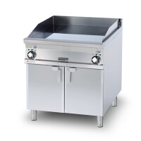 Płyta grillowa elektryczna 15 kW, 800x900x900 mm, płyta gładka i ryflowana | RM GASTRO, FTLR - 98 ET
