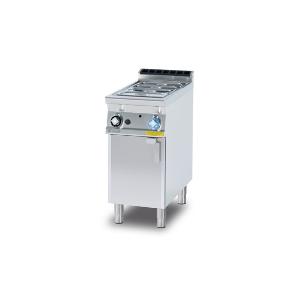 Bemar wodny gazowy z szafką, 3,5 kW, wanna GN 1/1 150 mm, 400x900x900 mm | RM GASTRO, BM - 94 G