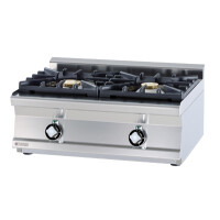 Kuchnia gazowa nastawna WOK, 7+10 kW, 800x600x280 mm | RM GASTRO, PC2T - 68 G WOK