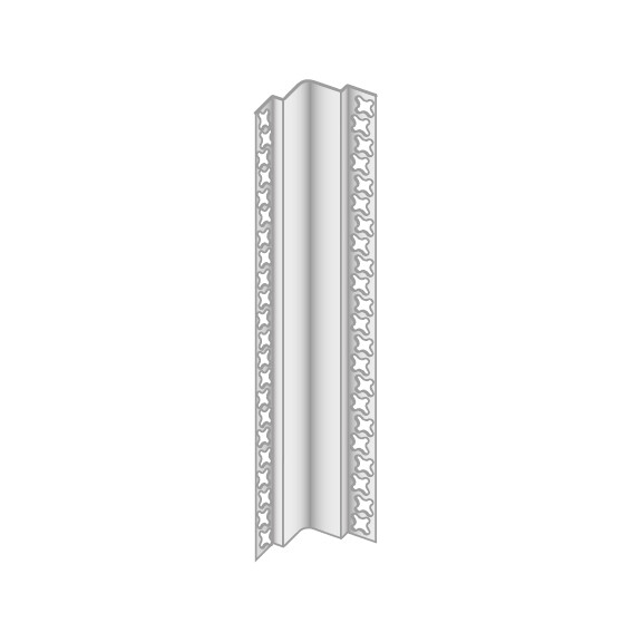 Narożnik wewnętrzny ze stali nierdzewnej 2000 mm | DORA METAL, DM-3509.2
