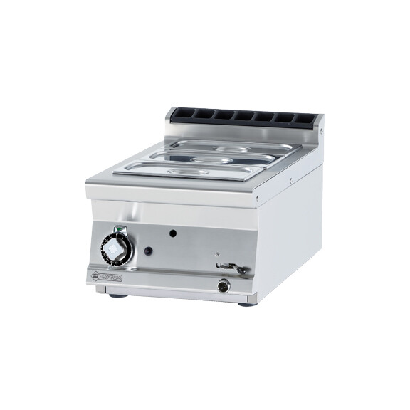 Bemar gazowy 3,5 kW, GN 1/1, 400x700x280 mm | RM GASTRO, BMT - 74 G