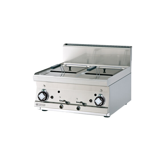 Frytownica gazowa 8 + 8 l, 600x600x280 mm | RM GASTRO, F2/8T - 66 G