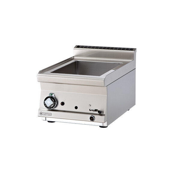Bemar wodny gazowy GN 1/2 + GN 1/3 150 mm, 2,5 kW, 400x600x280 mm | RM GASTRO, BMT - 64 G