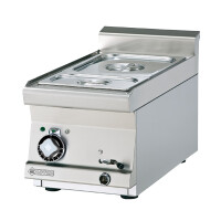 Bemar wodny elektryczny GN 1/2 +  GN 1/4 150 mm, 1,55 kW, 300x600x280 mm | RM GASTRO, BMT - 63 EM
