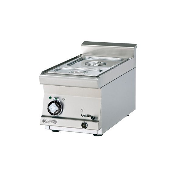 Bemar wodny elektryczny GN 1/2 +  GN 1/4 150 mm, 1,55 kW, 300x600x280 mm | RM GASTRO, BMT - 63 EM