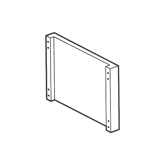 Przegroda dzieląca podstawę w celu umieszczenia półek 50x590x450 mm | RM GASTRO, D - 7
