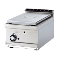 Kuchnia gazowa z płytą żeliwną 7 kW, płyta 370x570 mm, 400x700x280 mm | RM GASTRO, TPT - 74 G