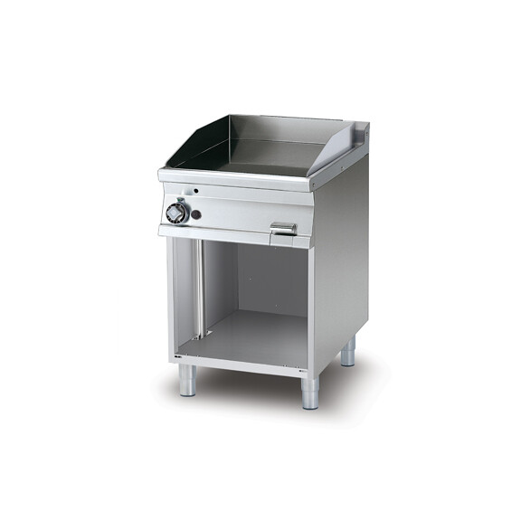 Płyta grillowa gazowa 10,5 kW, płyta ryflowana chromowana 560x510 mm, 600x700x900 mm | RM GASTRO, FTR - 76 GS