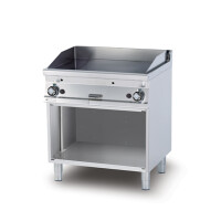 Płyta grillowa gazowa 14 kW, płyta gładka 760x510 mm, 800x700x900 mm | RM GASTRO, FTL - 78 G
