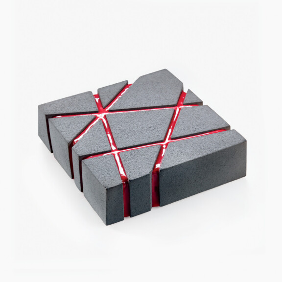 Silikonowa forma do ciast i deserów, blok czekoladowy 1350 ml, 200x200x50 mm | DINARA KASKO, Chocolate Block