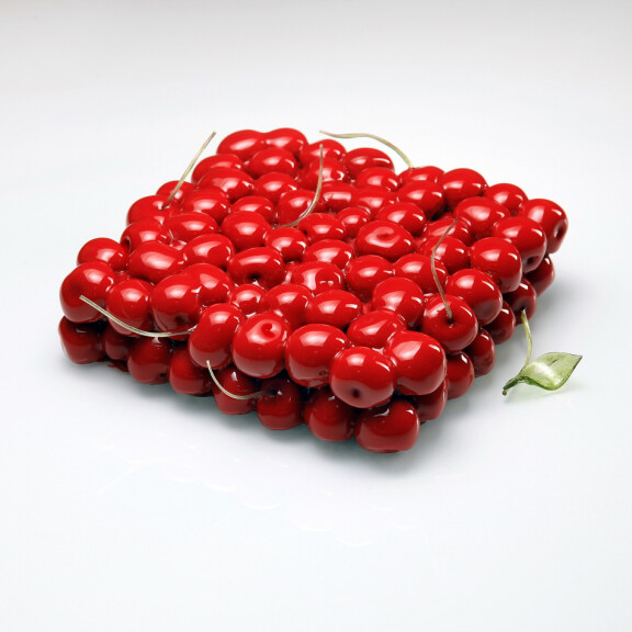 Silikonowa forma do ciast i deserów, wiśnie 1400 ml, 180x180x50 mm | DINARA KASKO, Cherry