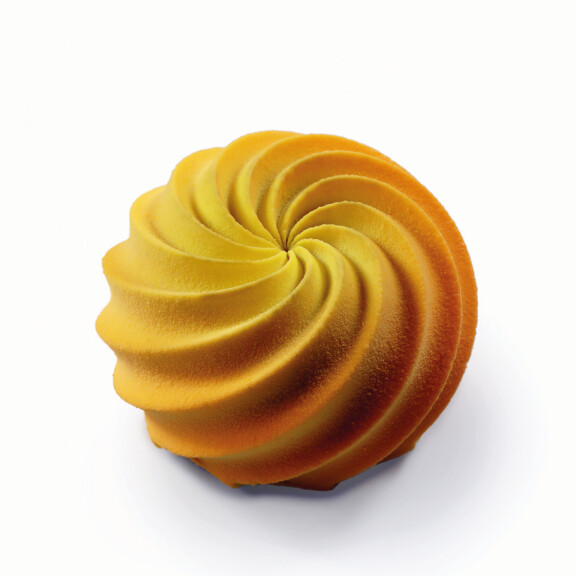 Silikonowa forma do ciastek i monoporcji, pianka, 4x 150 ml, 100x380x60 mm | DINARA KASKO, Marshmallow