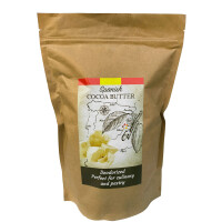 Naturalne dezodoryzowane masło kakaowe 0,5 kg, torba | NATRA CACAO, Cacao Butter