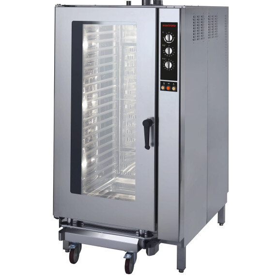 Piec konwekcyjno-parowy gazowy 20xGN2/1, 970x1380x1880 mm | INOXTREND, CDA-220G