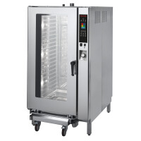 Piec konwekcyjno-parowy elektryczny, elektroniczny panel sterowania, 20xGN2/1, 970x1350x1880 mm | INOXTREND, CDT-220E