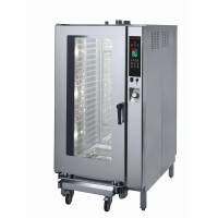 Piec konwekcyjno-parowy gazowy, elektroniczny panel sterowania, 20xGN2/1, 970x1380x1880 mm | INOXTREND, CDT-220G