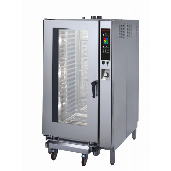 Piec konwekcyjno-parowy gazowy, elektroniczny panel sterowania, 20xGN2/1, 970x1380x1880 mm | INOXTREND, CDT-220G