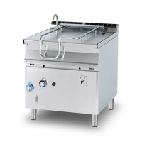 Patelnia uchylna gazowa z elektrycznym uchylaniem 80 l, 22 kW, 800x900x900 mm | RM GASTRO, BRM80 - 98 G