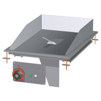 Płyta grillowa stołowa elektryczna, płyta ryflowana chromowana 356x550 mm, 400x600x220 mm | RM GASTRO, FTRD - 74 ETS