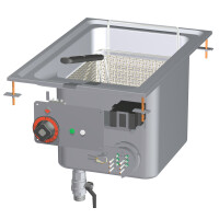 Frytownica elektryczna stołowa 18 l, 15,9 kW, 400x600x460 mm | RM GASTRO, F18D - 74 ET