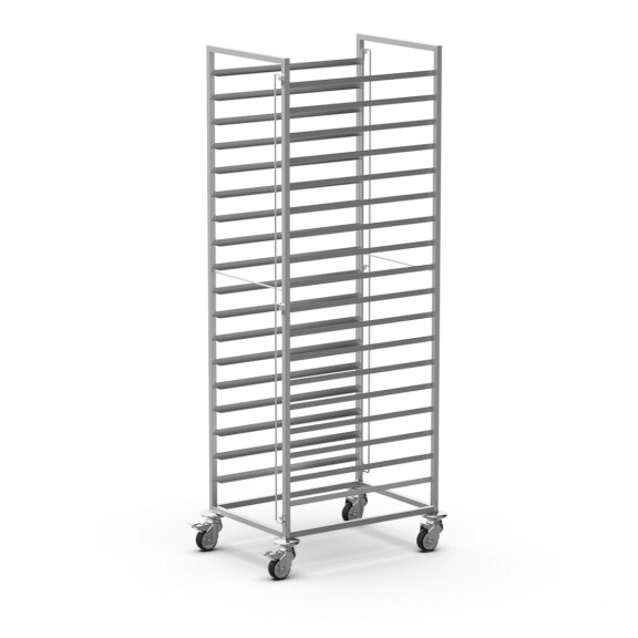 Wózek na blachy 18x 400x600 mm, 526x695x1700 mm | UNOX, XTB0003