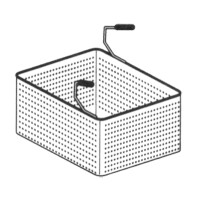 Kosz B - 1/2, 290x160x200 mm | RM GASTRO, Kosz B - 1/2
