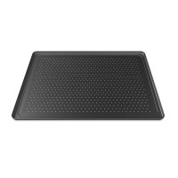 Aluminiowa blacha mikroperforowana z powłoką nieprzywierającą 600x400x12 mm | UNOX, FORO.BLACK
