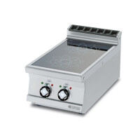 Kuchnia elektryczna indukcyjna 2x5 kW, płyta 350x570 mm, 400x700x280 mm | RM GASTRO, PCIT - 74 ET