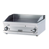 Płyta grillowa gazowa 14 kW, płyta gładka i ryflowana 760x510 mm, 800x700x280mm | RM GASTRO, FTLRT - 78 G