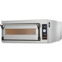 Piec do pizzy elektryczny, sterowanie manualne, piekarniczy modułowy szamotowy z podwyższaną komorą, 4x 40 cm, 2x 600x400 mm, 1130x985x500 mm | RESTO 