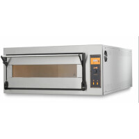 Piec do pizzy elektryczny, sterowanie elektroniczne, piekarniczy modułowy szamotowy z podwyższaną komorą, 4x 40 cm, 2x 600x400 mm, 1130x985x500 mm | R