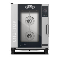 Piec konwekcyjno-parowy 10x GN1/1, elektryczny, 18,5 kW/400V  | UNOX, CHEFTOP MIND.Maps ZERO COUNTERTOP