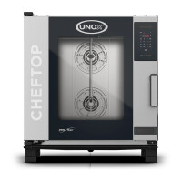 Piec konwekcyjno-parowy 7x GN1/1, elektryczny, 11,7 kW/400V  | UNOX, CHEFTOP MIND.Maps ZERO COUNTERTOP