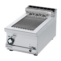 Grill wodny elektryczny 4,08 kW, ruszt: 270x430 mm, 400x700x280 mm | RM GASTRO, CWKT - 74 ET