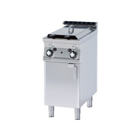 Frytownica gazowa z szafką, 2x 8 l, 2 kosze 120x300x150 mm, 400x900x900 mm | RM GASTRO, F2/8 - 94 G